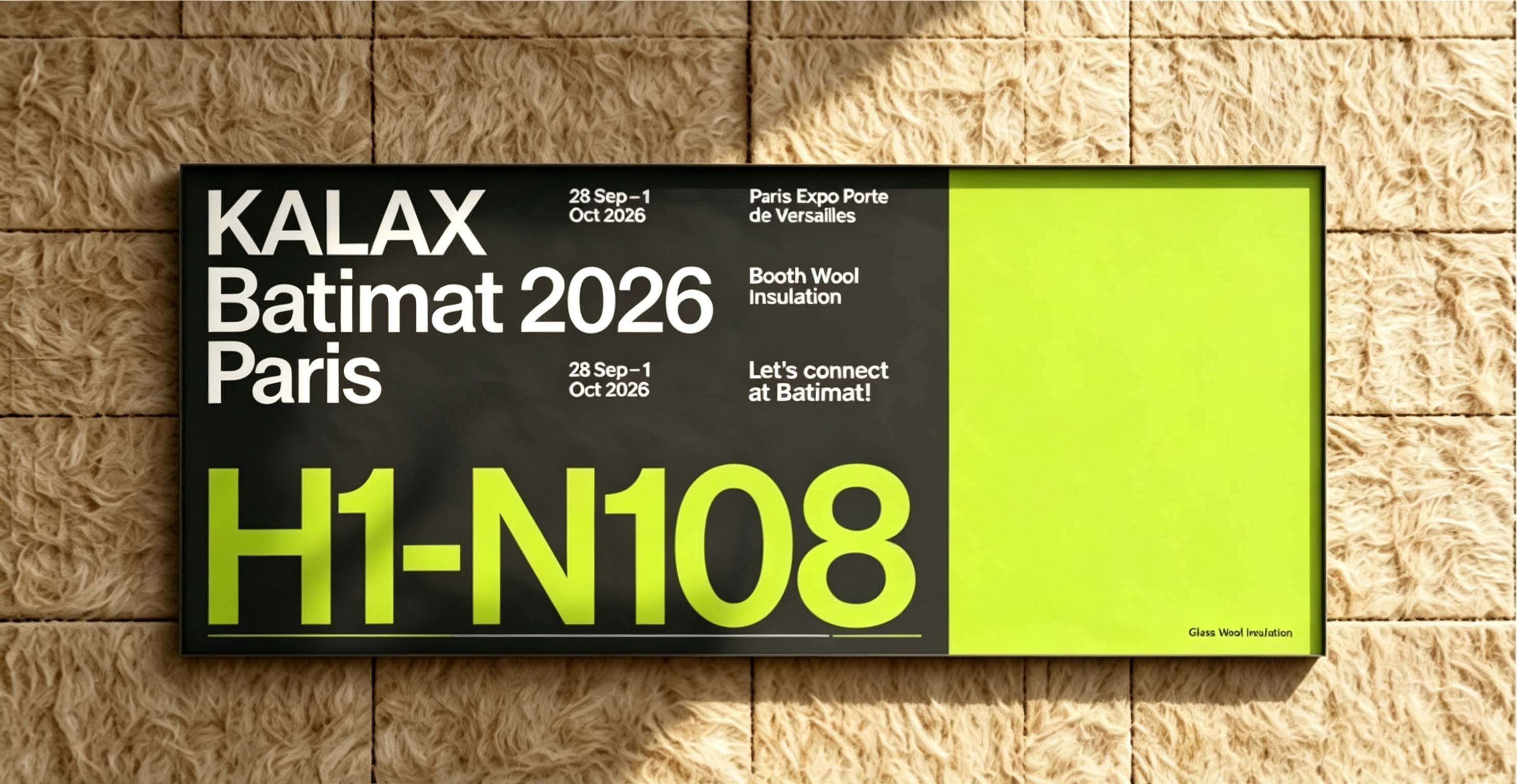 KALAX at BATIMAT Paris 2026: Meet Us At Booth H1-N108